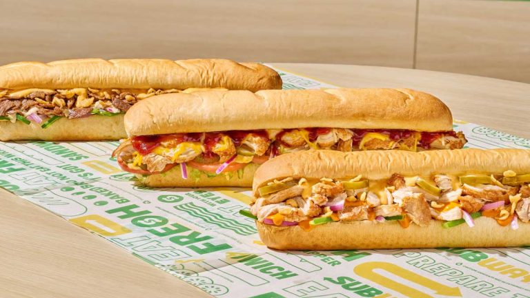 Subway Sandwich Menu