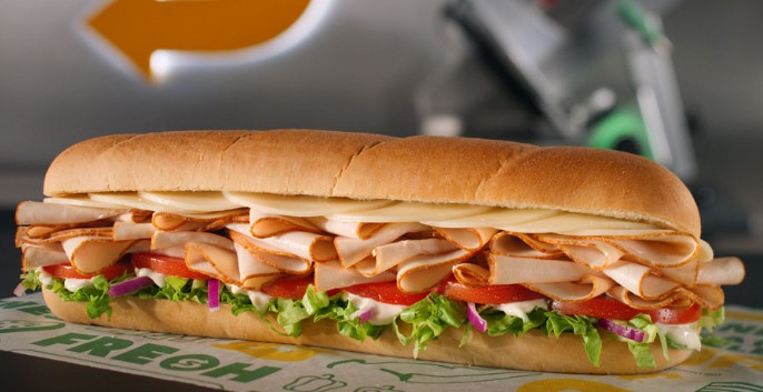 subway turkey sandwich
